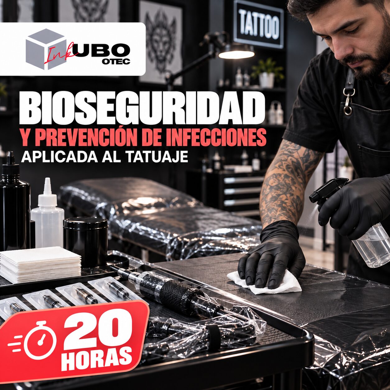 curso bioseguridad y prevención de infecciones aplicada al tatuaje de inkubo otec Curso Bioseguridad y Prevención de Infecciones Aplicada al Tatuaje de Inkubo Otec